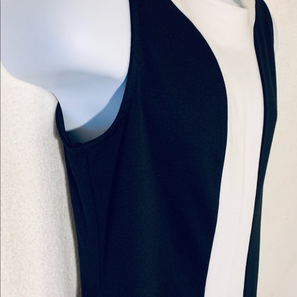 Black/Ivory Mod Mid Length Fever Small Dress - Picture 4 of 6